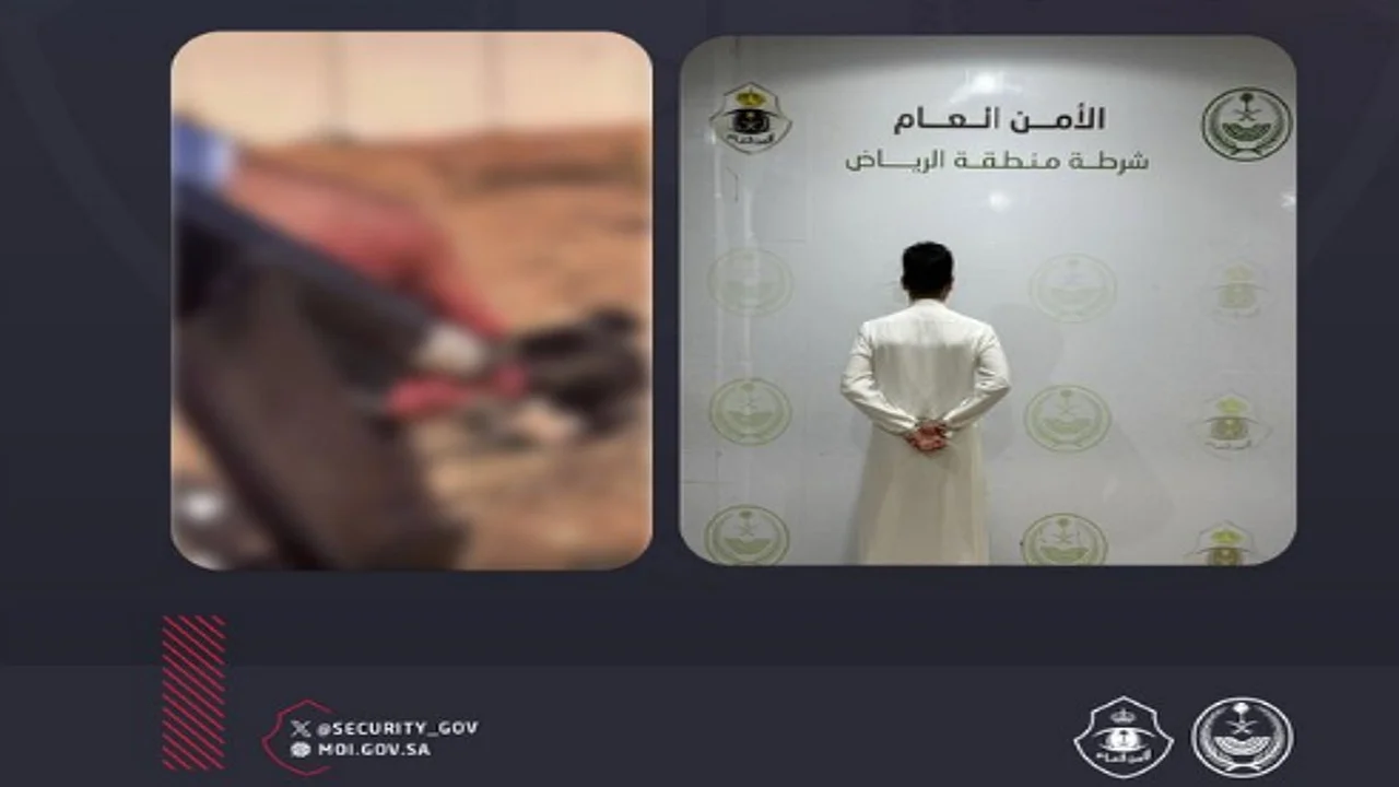 شرطة الرياض تطيح بمواطن أطلق النار على كائن حي بمدينة شقراء